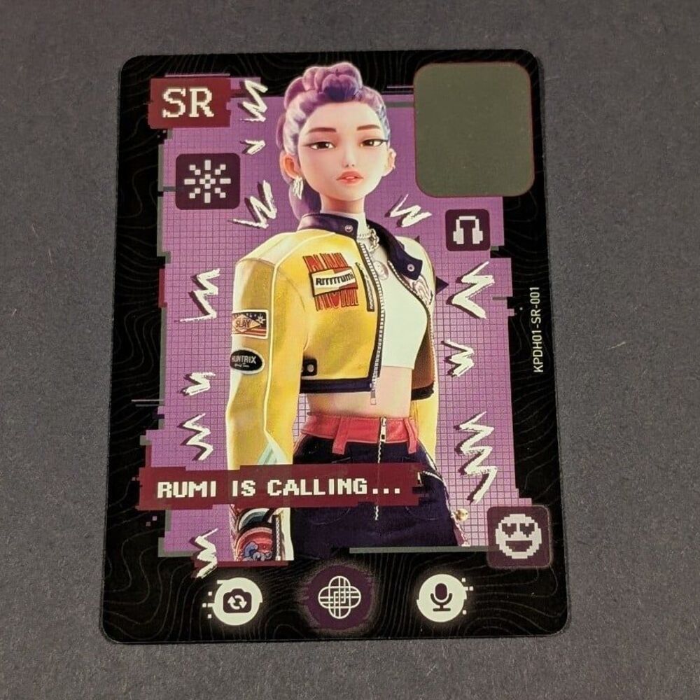 Kayou K-Pop Demon Hunters Rumi Is Calling SR Card KPDH01-SR-001